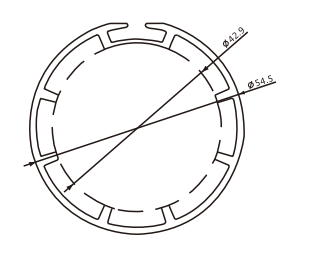 超重载厚德载物K65--58制头套件系统